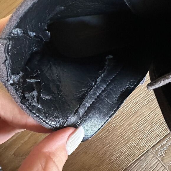 AEROSOLES Arezzo Buckle Bootie In Grey Faux Suede - Picture 8 of 12